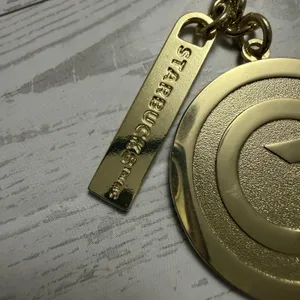 Wicked Starbucks OZ Gold Keychain Bag Charm‎ Tumbler Replacement Glinda Elphaba thumbnail 3