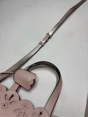 Kate Spade New York Scalloped Leather Satchel Crossbody Bag - Blush Pink thumbnail 12