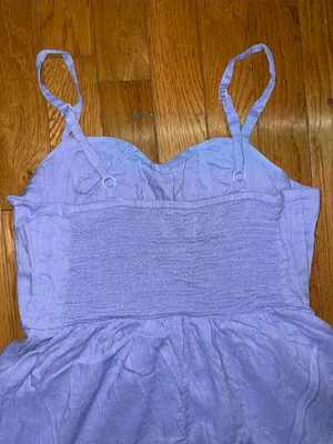 Old Navy Purple Spaghetti-Strap Ruffle-Hem Dress thumbnail 5