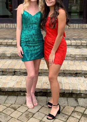 Alyce Paris Green Short Homecoming / Formal Dress thumbnail 4
