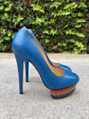 Charlotte Olympia Dolly Maraca leather platform pumps size 35 thumbnail 10