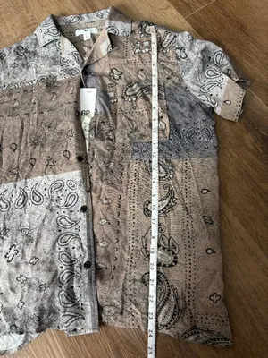 BP Patterned Button Down - Size XXS NWT thumbnail 4