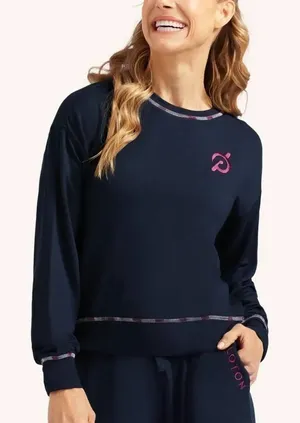 Peloton Pullover Logo Lightweight Sweatshirt Athletic Top Women’s Small thumbnail 1