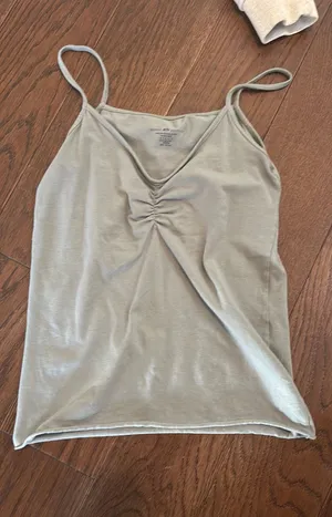 Brandy Melville Amara Tank Top Sage Green thumbnail 1