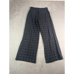 American Eagle Women's Wide Leg Trousers Plaid Size 0 Soft thumbnail 7