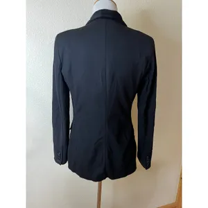 LAUREN Ralph Lauren black velvet trim blazer jacket WOMENS 6 thumbnail 6