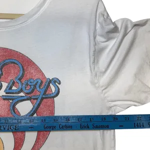 Daydreamer The Beach Boys 1983 Tour Graphic Tee Vintage White Size M‎ Cotton thumbnail 6