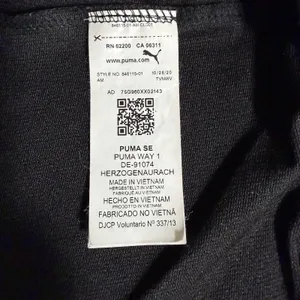 Puma Women's Black Pullover "Keeps You‎ Dry" Cropped Hoodie Sz. M Long Sleeves thumbnail 5