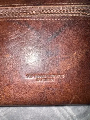 Vintage Buxton Top Grain Cowhide Leather Chestnut Wallet thumbnail 6