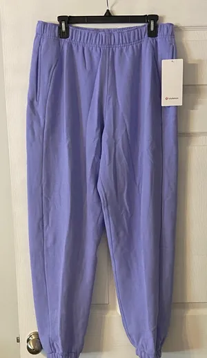 Lululemon Athletica Lavender Scuba MR Oversized Jogger Regular size L brand new thumbnail 1