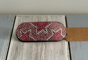Handmade NWT Too Cute Diamond Painted Painting Barrette Stars In Pinks & Silver thumbnail 2