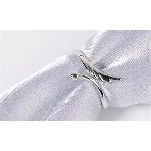Silver Angel Wing Ring thumbnail 2