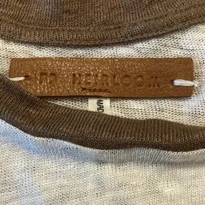 Free people heirloom lunar new years 100% linen t-shirt size large thumbnail 3