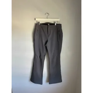 Title 9 Fleece lined Grey Athletic Ski Pants Outdoor Hiking Gorpcore sz 8 thumbnail 2