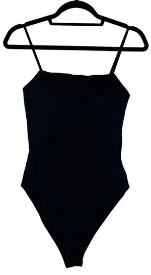 Moussy Vintage Bodysuit Women's Removable Pads Black Size Small thumbnail 1