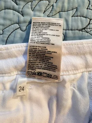 💥L’AGENCE Kendra High Rise Cropped Flare Jeans Blanc White Raw Hem Sz 24💛 thumbnail 11
