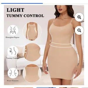 MANIFIQUE Shapewear Slips for Under Dresses Women's Tummy Control Body Shaper thumbnail 3