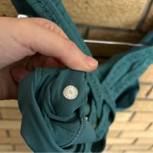 Lululemon Energy Bra Braided Sea Green Sports Bra Unpadded Size 6 thumbnail 6