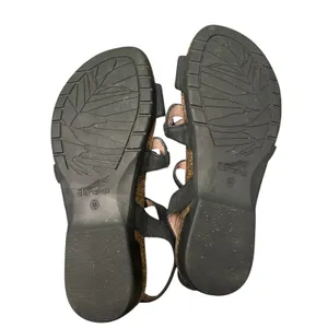 Dansko Reeta‎ Beaded Sandals Black Sz 38 EU/ 7.5 US leather iridescent thumbnail 6