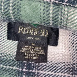 RedHead button down shirt shacket size medium cotton fabric thumbnail 7