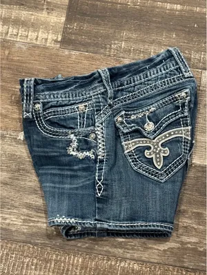 Rock Revival "Scarlett" denim shorts, size 27 thumbnail 3