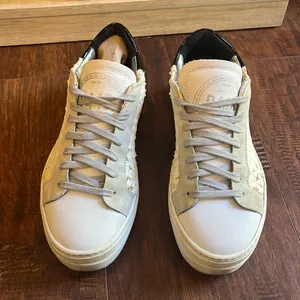 P448 Thea Overload Low Leather Trainers thumbnail 3