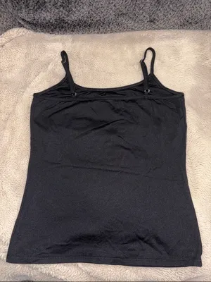 🎉4 for $20 White House Black Market Black Spaghetti Strap Cami, Small thumbnail 2