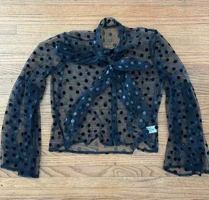 Polka Dot Sheer Top thumbnail 1