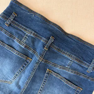 Almost Famous Womens‎ High Rise Denim Shorts Size 13 Blue Medium Wash thumbnail 6