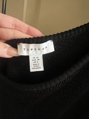 Asymmetrical Bodysuit Topshop thumbnail 3