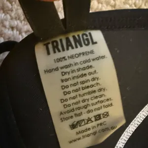Triangl Swimwear Black Bikini Top thumbnail 6