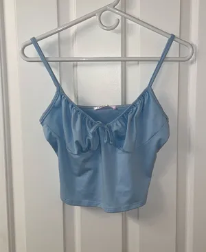 Blue Blush Soft Blue Tank Top thumbnail 1