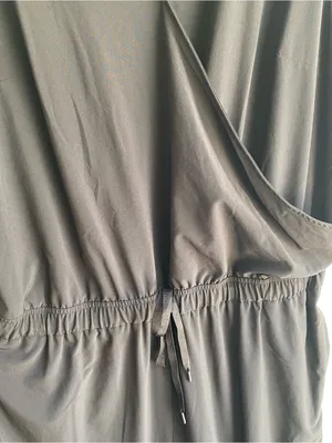 Stylus black sleeveless jumpsuit casual athleisure lightweight jogger pant XL thumbnail 3