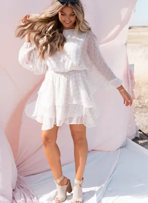 ✨HP✨Day Dreamer White Star Dress✨ thumbnail 1