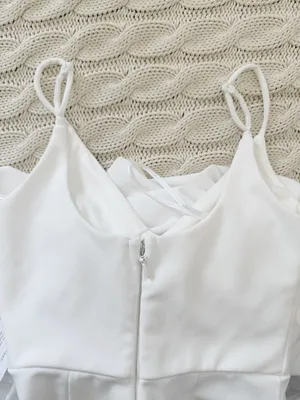 Lulu's Infinite Glory White V-Neck Slip Maxi Dress thumbnail 5