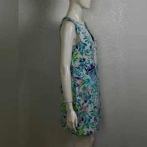 LILLY PULITZER Harper Shift Resort White Shell Beach Dress Rt. $148 thumbnail 3