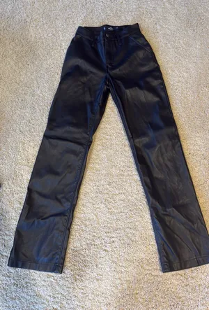 Leather Pants Hollister Faux High-Rise thumbnail 1