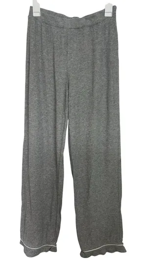 Madewell Gray Waffle Knit Pull On Pajama PJ Pants S Lounge Comfy thumbnail 1
