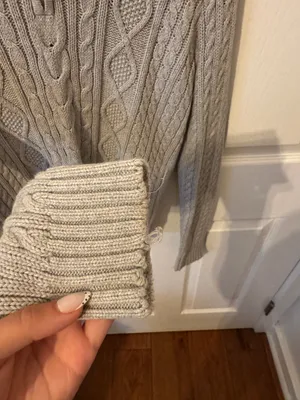 Knit sweater Gray thumbnail 3