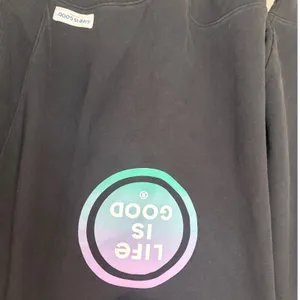 Life Is Good LIG Coin Simply True Fleece Pullover Sweatshirt Black XXL thumbnail 2