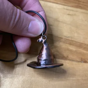 Harry Potter Sorting Hat Pendant‎ Necklace Bronze Halloween Costume Charm New thumbnail 2
