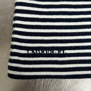 Ralph Lauren Black and White Striped Long Sleeve Top - Size Large - GUC thumbnail 5