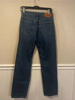 Levi’s Low Pro Straight leg Mid Rise Distressed knee jeans size 25 thumbnail 11