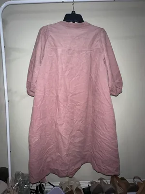 Light Pink Corduroy Dress thumbnail 2