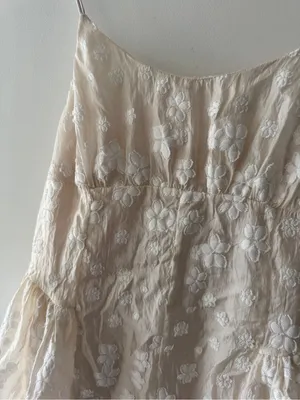 Mustard Seed NEW!‎ Ivory Floral Textured Dress thumbnail 3