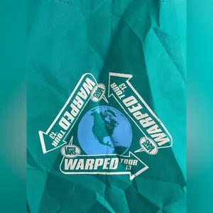 Vans Warped Tour- Green Warped Eco 2013 Tote Bag thumbnail 2