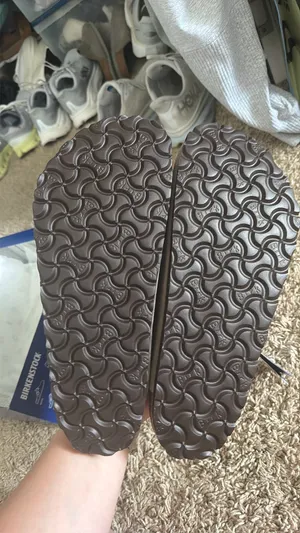 Birkenstock Boston Clog Suede Soft Footbed Taupe thumbnail 4