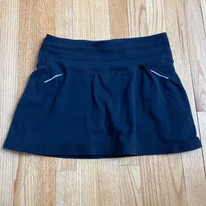 Athleta Black Relay Skort‎ Athletic Skort Reflective Tennis Pickleball Pickle thumbnail 2