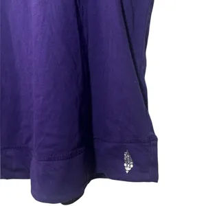Free People Movement Inhale Cotton Tank Top Blue Violet thumbnail 3