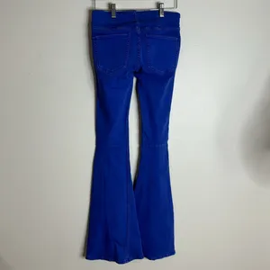 Free people we the‎ free penny flare elastic waist jeans size 2 thumbnail 7